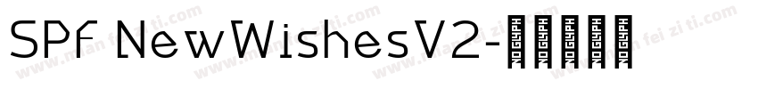 SPF NewWishesV2字体转换